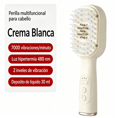 💆‍♀️Peine masajeador del cuero cabelludo, aplicador multifuncional de aceites esenciales y dispositivo para el crecimiento del cabello.