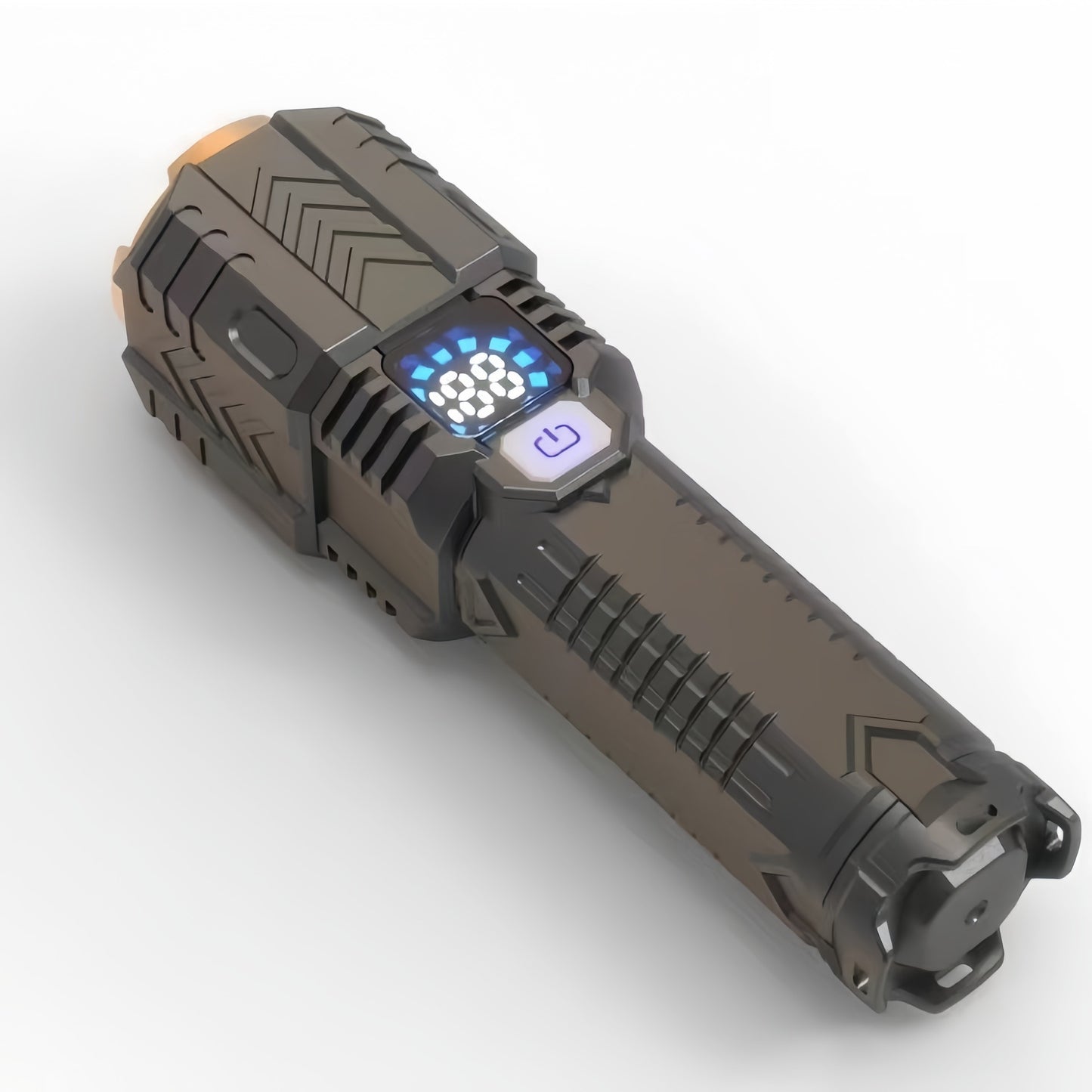 🔦💡⚡🔥Linterna de alta intensidad, larga duración, extremadamente brillante para uso exterior y doméstico, zoom, largo alcance, recargable, con guía láser.