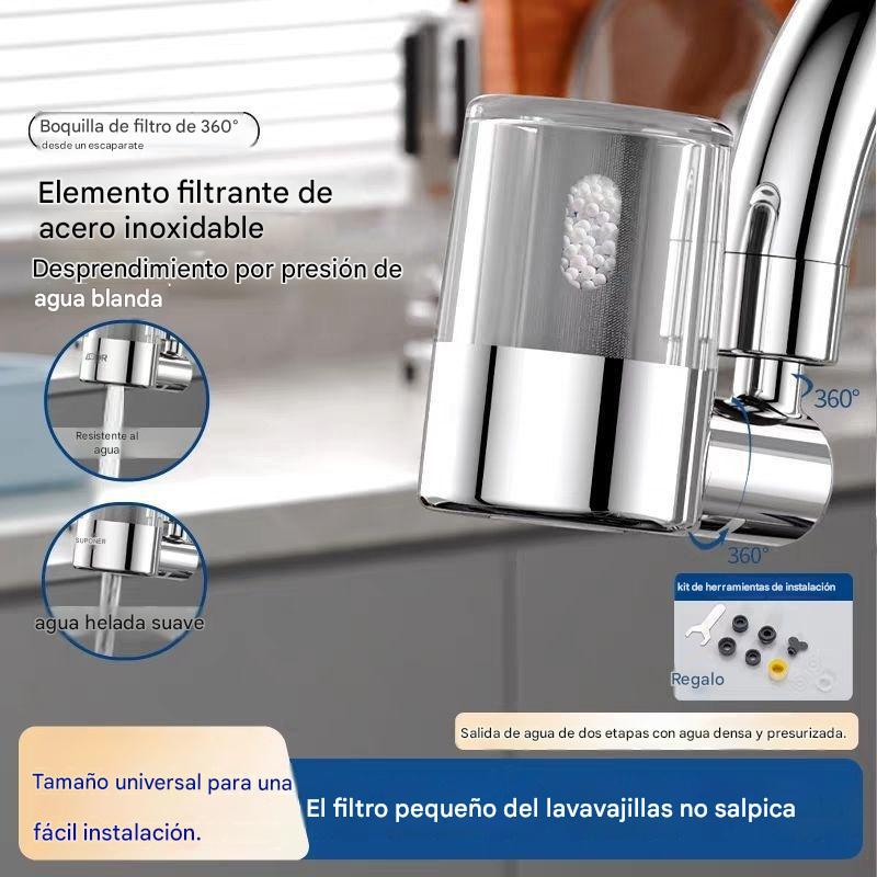 🚰🔥Extensión de protección contra salpicaduras para grifo de cocina, filtro universal, purificador de agua, amplificador de presión, boquilla giratoria de 360°, burbujeador
