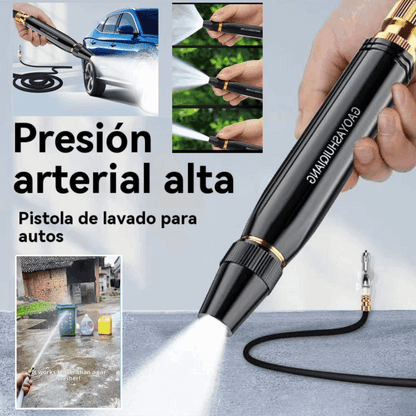 【4 piezas】Nueva boquilla de lavado de autos de alta presión, universal para regar flores, lavar autos y limpiar el suelo