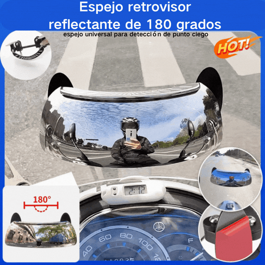 🏍️Espejo retrovisor ultra gran angular de 180 grados para motocicleta🏍️