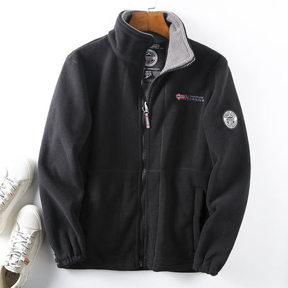 【XS-3XL】Chaqueta de Terciopelo Grueso de Lana para Hombre, Talla Grande, Cálida y Cómoda para Otoño e Invierno【40% de Descuento】