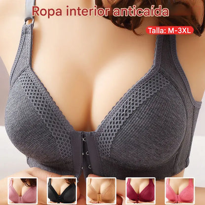 【M-3XL】【40-90KG】Sujetador push-up de alta calidad, sin costuras, moderno y sexy, previene la flacidez【Paquete de 3】