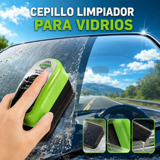 Cepillo limpiador de película de aceite del parabrisas del coche, potente eliminación de la película de aceite del parabrisas.