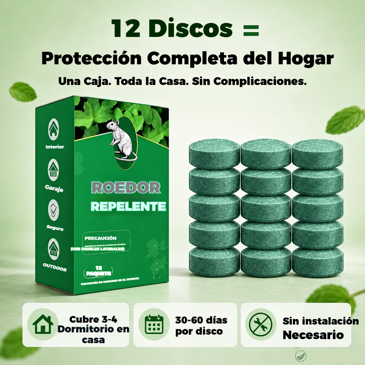 🏠🛡️ Pillole repellenti universali per insetti e roditori – Sicure per animali domestici e selvatici. Non tossiche ed efficaci. Adatte sia per uso interno che esterno. 🐾✅