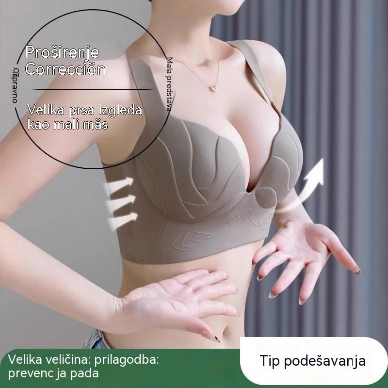 【Kupite 1, dobijte 1 gratis】【2 komada】Novi grudnjak za žene većih veličina, udoban, s dobrom potporom, protiv opuštanja i s push-up efektom.