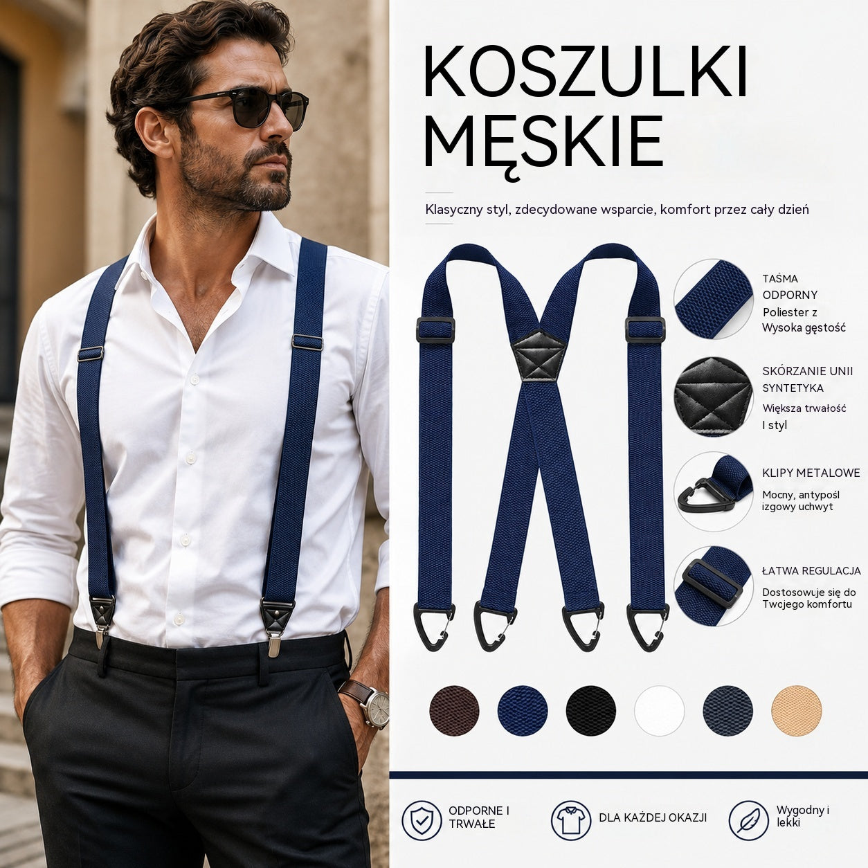 📢📢50% TANIEJ! 🧷Gorsety męskie z krzyżującym się tyłem i klipsami🧷