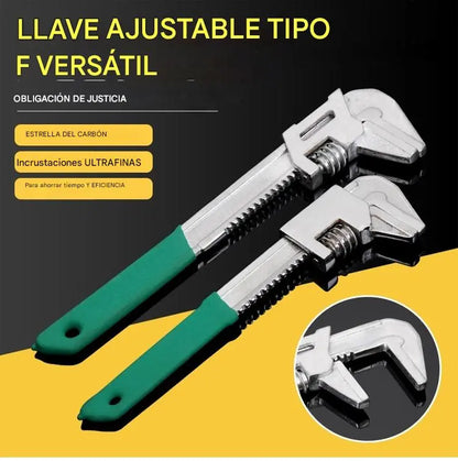 🔥Producto más vendido🔥【Longitud 230 mm】🔧 Llave ajustable versátil tipo F