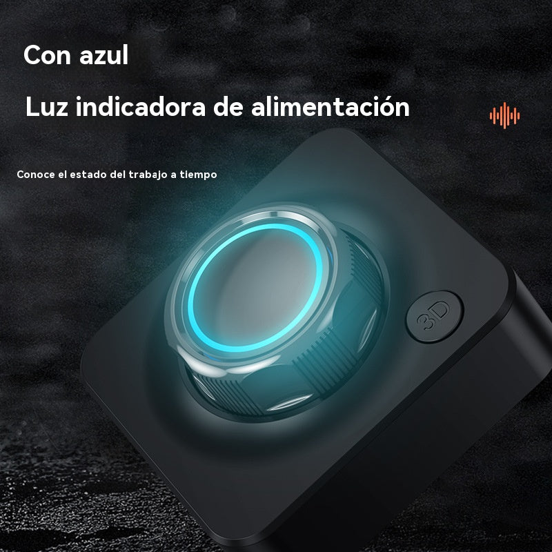 Receptor estéreo Bluetooth 5.0, estéreo a receptor, el adaptador Bluetooth admite reproducción de tarjeta TF