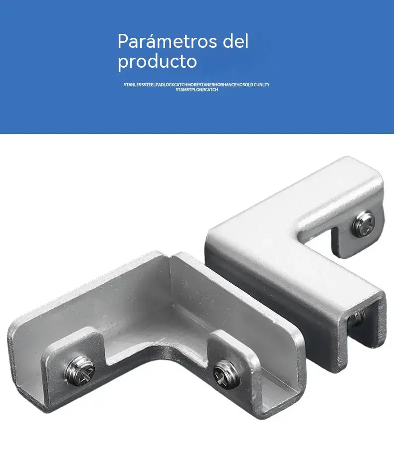 Clips para fijar azulejos, clips para vidrio, cierres para manijas, clips para macetas reforzados con aleación de aluminio.