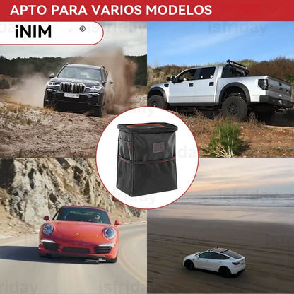 Cubo de basura organizador multiusos para coche INIM®