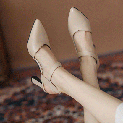 🔥【35-42】👠Nuevos tacones altos multifuncionales y cómodos (aumento de altura de 7 cm)