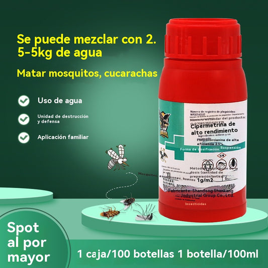💥2 botellas👍Insecticida, mata moscas biológico, mata cucarachas, mata mosquitos, rociador para áreas grandes