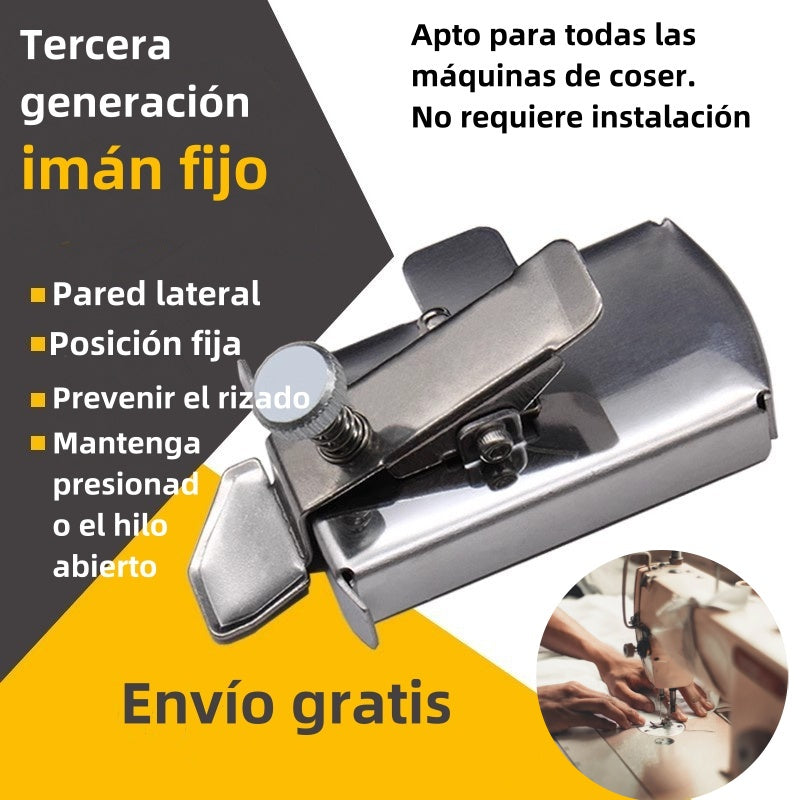 🎉⏰Oferta por tiempo limitado:✂️👚Posicionador de borde antivuelco magnético multifuncional para máquina de coser