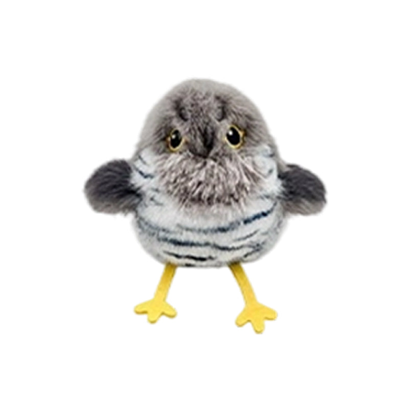 🐦🐥😺Tento plyšový, realisticky vypadající malý ptáček s třepotavým pohybem je hračka ve tvaru kočky, která vydává zvuky a poskytuje domácím mazlíčkům zábavu.