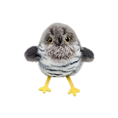 🐦🐥😺Tento plyšový, realisticky vypadající malý ptáček s třepotavým pohybem je hračka ve tvaru kočky, která vydává zvuky a poskytuje domácím mazlíčkům zábavu.