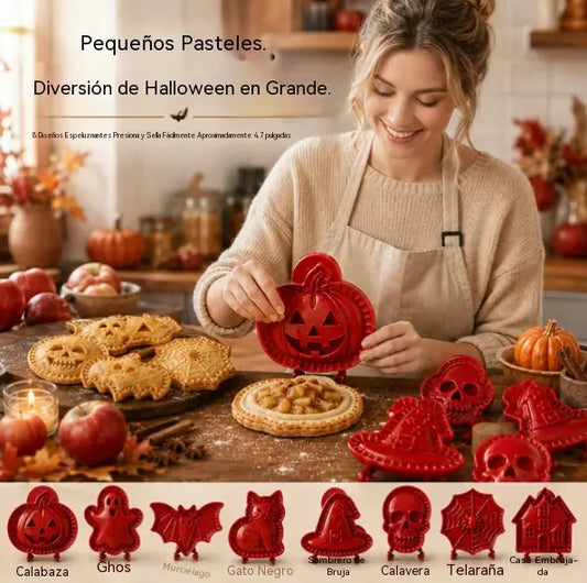 【Juego de 8 piezas】Precio: 34 euros👻🎃Juego de moldes para miniempanadas de Halloween！！