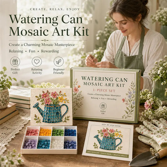 🌻🏡 Kit de bricolaje de mosaico estilo «Cottage Garden»: crea tu propia obra maestra