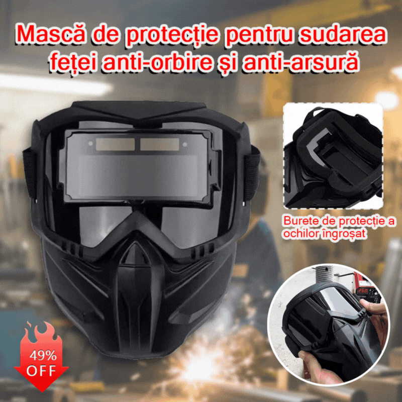 🔥🔥🔥🔥【Oferta especial】Casco de soldadura con oscurecimiento automático de cara completa
