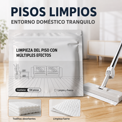 【¡Compra 1 y recibe 1 GRATIS!】200 unidades de pastillas limpiadoras multiusos antibacterianas y desodorizantes | Aptas para madera dura, suelos laminados, azulejos y paredes de autocaravana