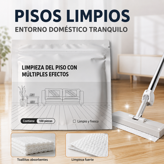 【¡Compra 1 y recibe 1 GRATIS!】200 unidades de pastillas limpiadoras multiusos antibacterianas y desodorizantes | Aptas para madera dura, suelos laminados, azulejos y paredes de autocaravana