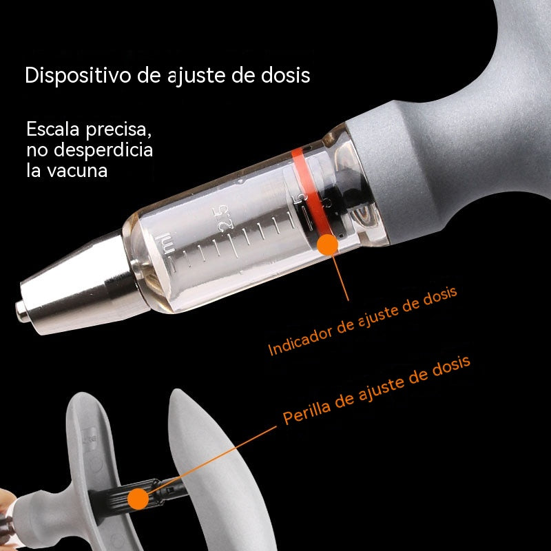 🐖🐖Jeringas ajustables automáticamente para cerdos, pollos, ganado vacuno y ovejas