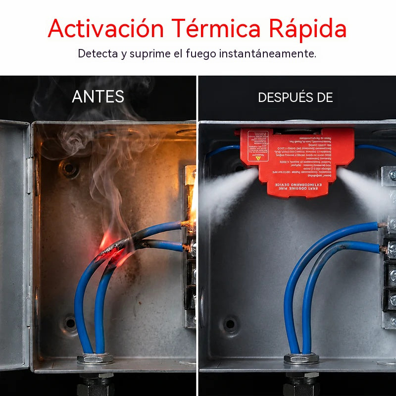 📌🧯Extintor automático con función de respuesta térmica.