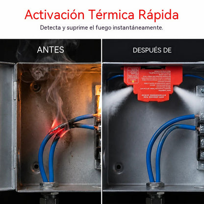 📌🧯Extintor automático con función de respuesta térmica.