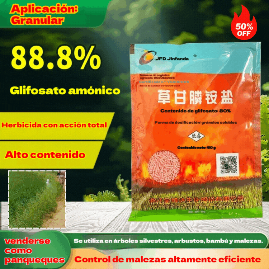 🌿【5 paquetes por 25 euros】Herbicida Jinfanda a base de glifosato🌳🌸🌱