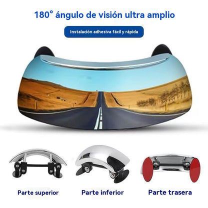 🏍️Espejo retrovisor ultra gran angular de 180 grados para motocicleta🏍️