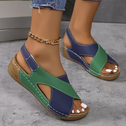 【30%OFF】【36-43】🔥Sandalias ortopédicas de tacón inclinado ultra cómodas