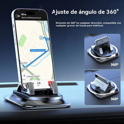🔥【50%OFF】🚗 Seguro e inteligente: ¡El soporte de teléfono para coche 2 en 1 definitivo! 🚗