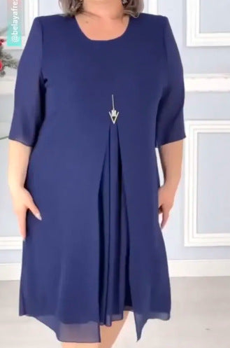 【🏆Producto más vendido】🔥🥰【S-5XL】2026 Nuevo vestido multicolor simple para mujer