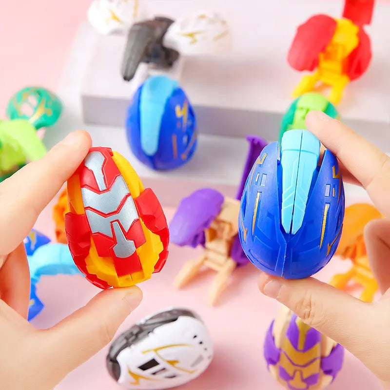 🎁8 juguetes por solo 23 euros🦖Juguete infantil realista de huevo de dinosaurio transformable