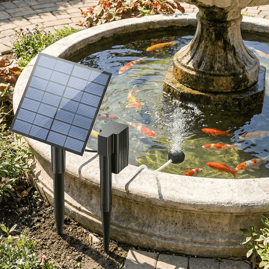 💦¡Alimentado por energía solar, dale vida a tu estanque!