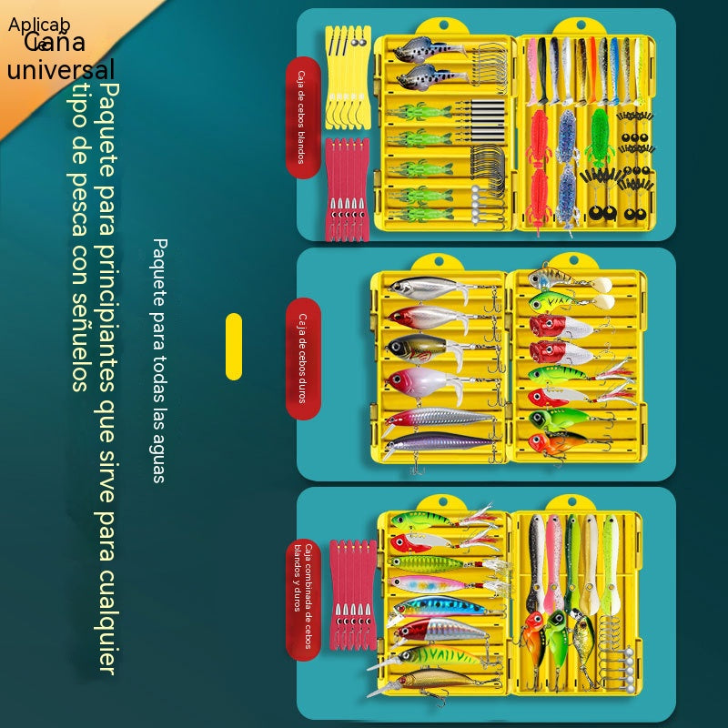 [Juego de 153 piezas] Juego completo de señuelos para pesca [1-200 kg]