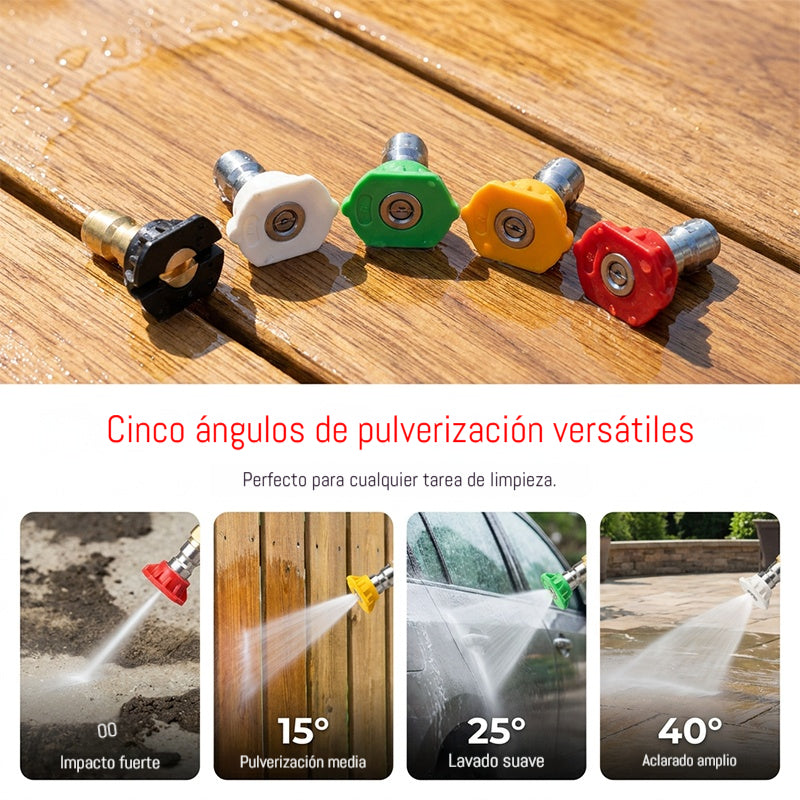 🚗💧Adaptador de conexión rápida para pistola de agua a alta presión