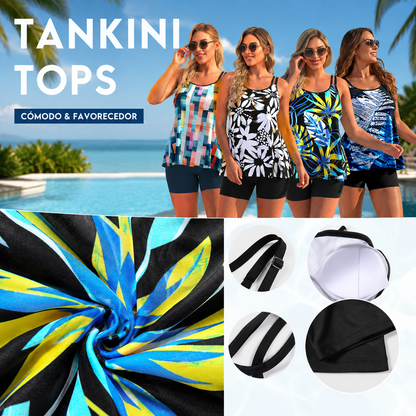 🏖️👙【S-4XL】2026 Trajes de baño con estampado de talla grande a la moda