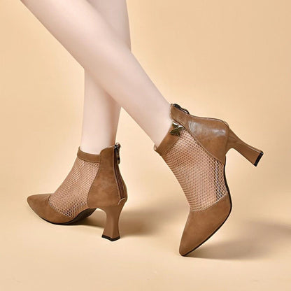 👠【35-40】Sandalias de piel suave con malla para primavera y verano de 2026