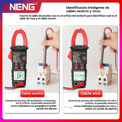 🔥【Oferta por tiempo limitado】🛠️Pinza digital inteligente, pinza de electricista multifuncional✅pinza amperimétrica de alta precisión✅ identificación completamente automática.