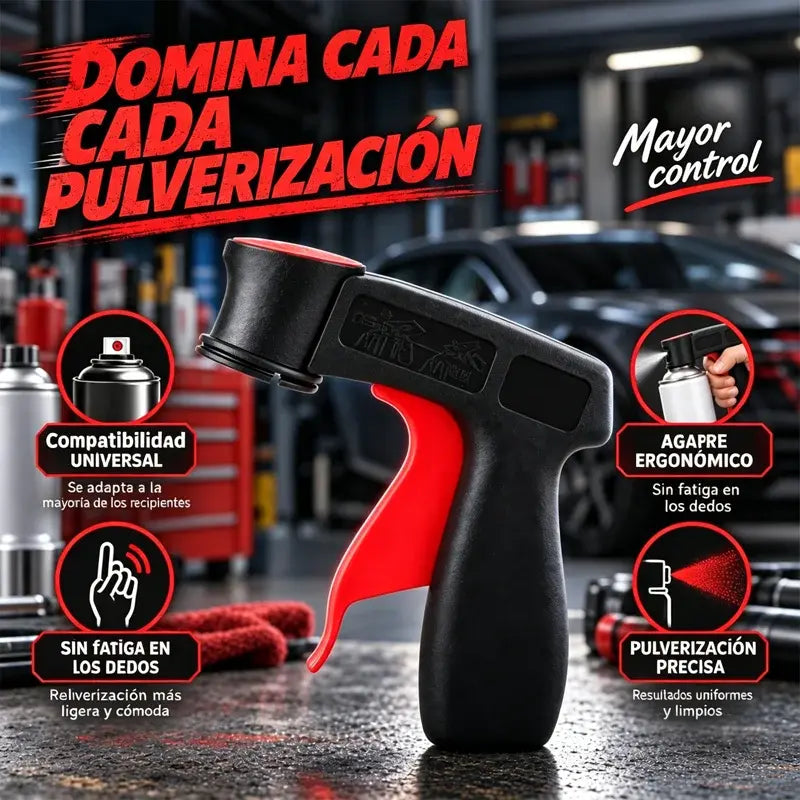 🔥Compra 1 y llévate 1 gratis🔥🎨🔧 Mango Auxiliar para Botes de Pintura en Spray | Empuñadura Ergonómica para Pintar Coches, Paredes y Proyectos DIY