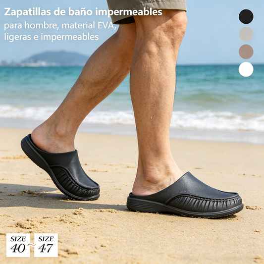 2026 Pantuflas informales para hombre, medias pantuflas transpirables para hombre