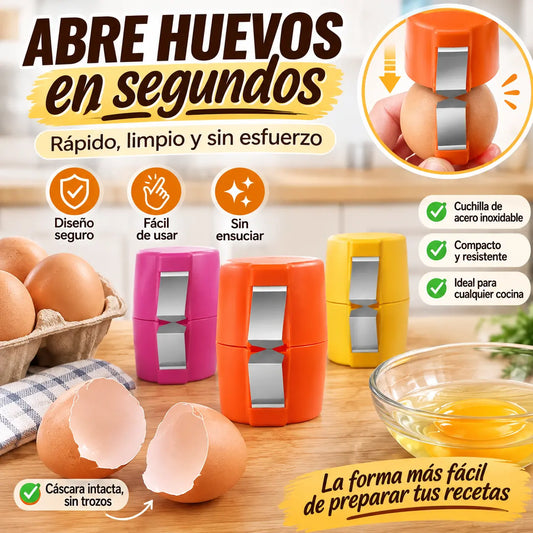 🥚🍳🔥50% de descuento🔥3 piezas🥚 Abrehuevos