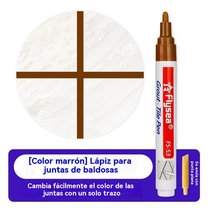 【4 piezas 23 euros】Lápiz para lechada de baldosas de cerámica resistente al moho y al agua