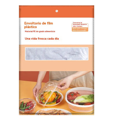 🔥📢📢 ¡AHORA CON UN 50% DE DESCUENTO! ⏰ (Paquete múltiple de 100 unidades) de tapas elásticas para alimentos