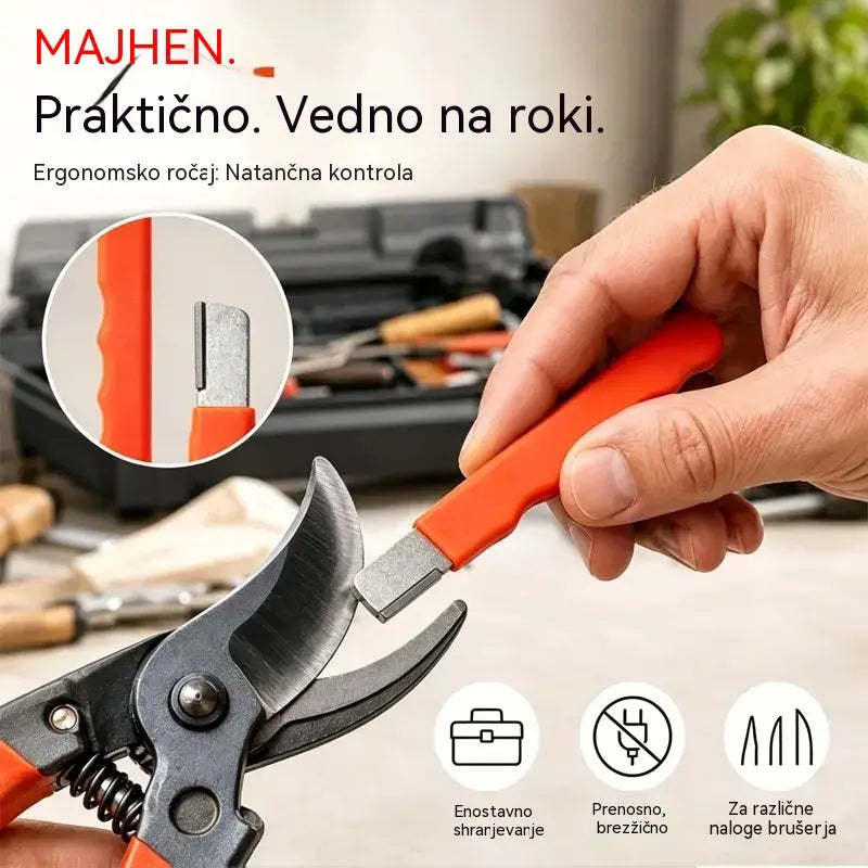 🏆 Kupite 2 in prejmite 2 brezplačno! (Skupaj 4 kosi) 🔪 Prenosni brusilec za nože in škarje – povrne ostrino v samo nekaj sekundah ✨