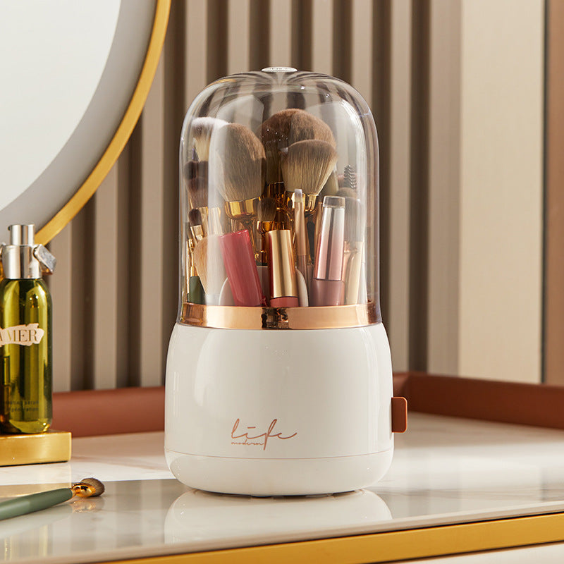 🌟Cubo de almacenamiento para brochas de maquillaje de estilo lujo
