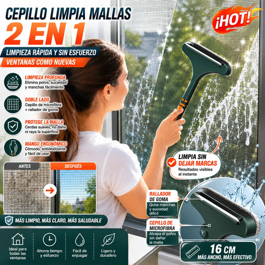 🧼✨Cepillo de limpieza multiusos 2 en 1✨Ayuda de limpieza eficaz