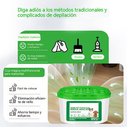 【Compra 1 llévate 1 gratis】2 unidades por 25 €🔥 OFERTA 2026 - Caja mágica para eliminar el pelo y el olor de mascotas en el hogar