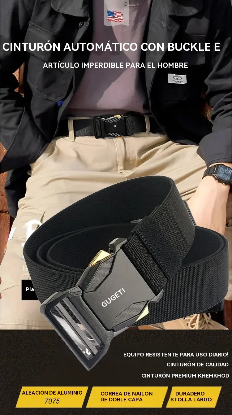 🔥 🏆【🔥Vânzare la cald】Nuevo cinturón elástico alto para hombre（Imprescindibles para hombres）